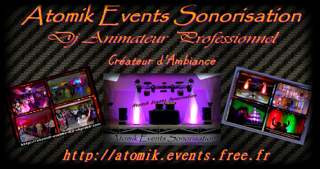 Atomik Events Dj Professionnel - LOCATION Pack éclairage / Jeux de lumière  complet de grande marque reconnu pour le rendu et la qualité des machines  Le top du top au prix discount !!!